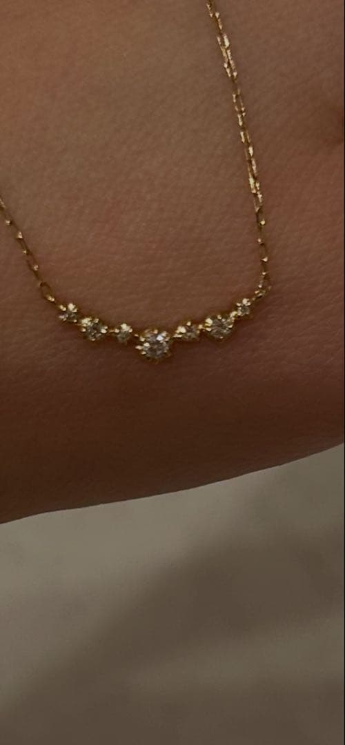 4℃ 10K ダイヤモンド　ネックレス