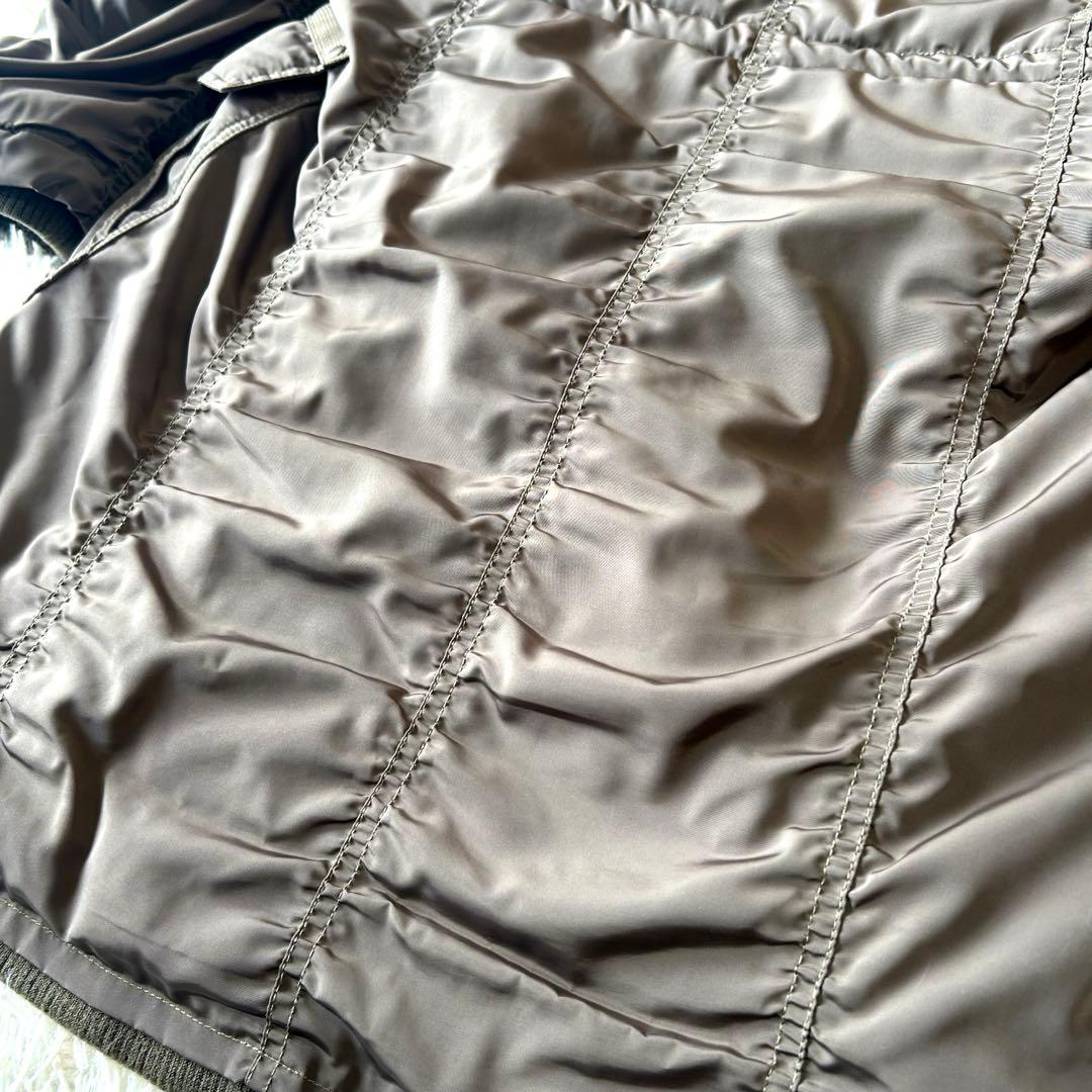 美品　AVIREX アヴィレックス N-3Bミリタリーモッズコート ファー　L