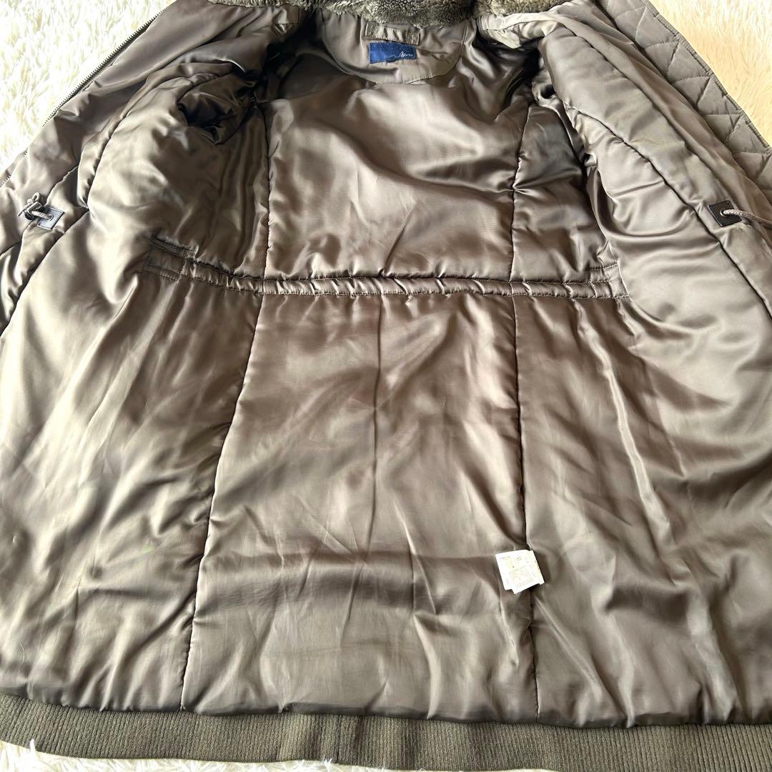 美品　AVIREX アヴィレックス N-3Bミリタリーモッズコート ファー　L