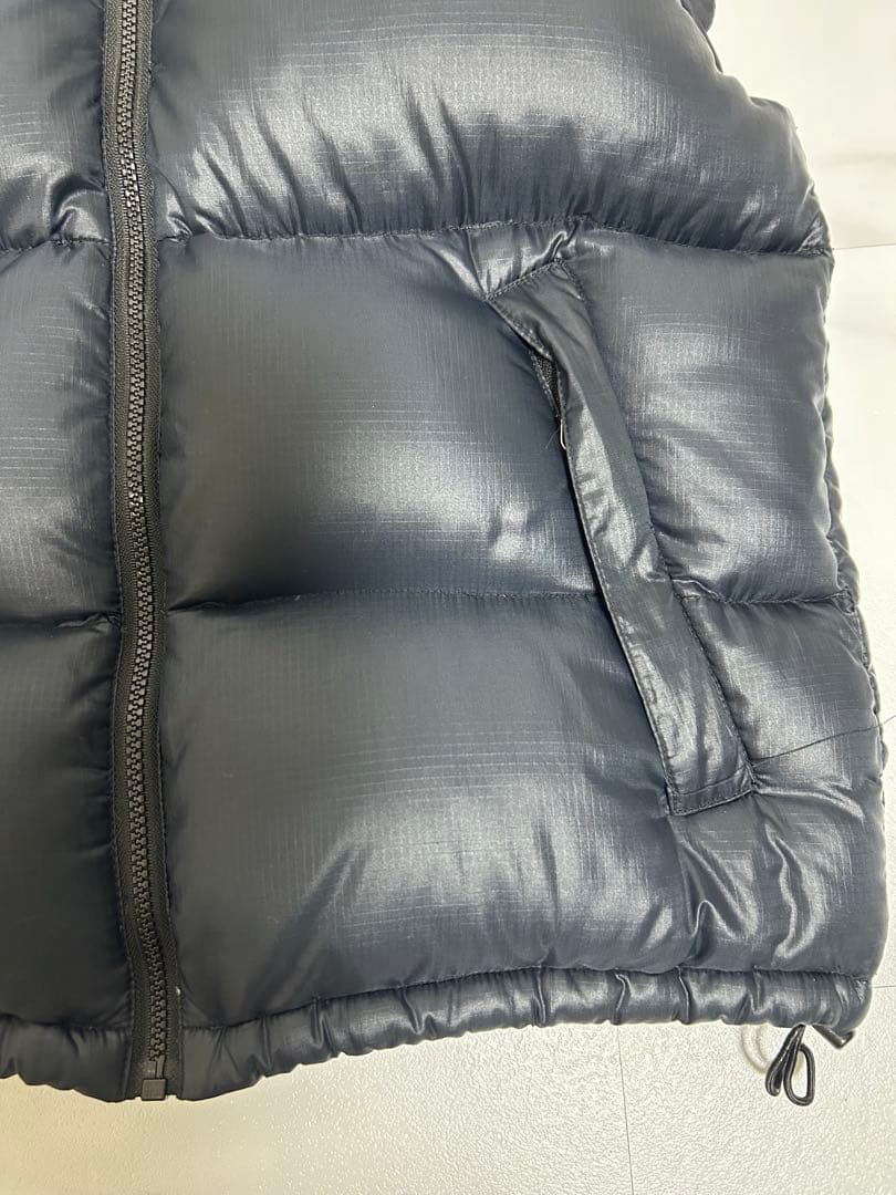 激美品❗️THE NORTH FACE ブラック ダウンベスト　ヌプシ