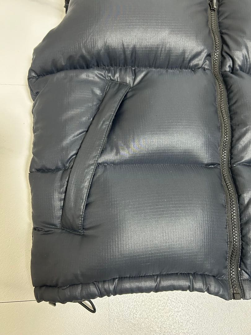 激美品❗️THE NORTH FACE ブラック ダウンベスト　ヌプシ