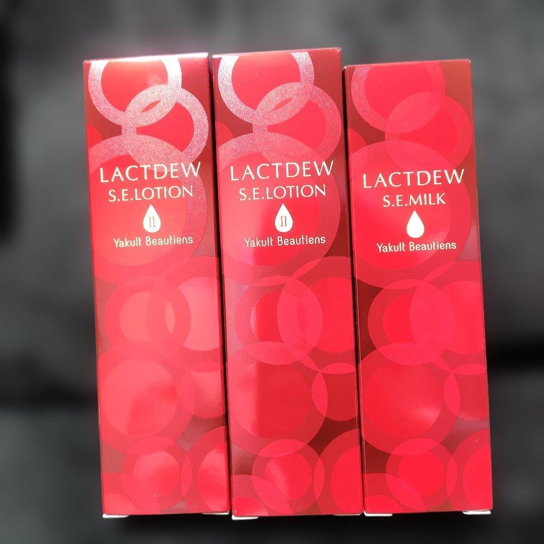ヤクルト ラクトデュウS.E.ローション２・ミルクセット　３本セット