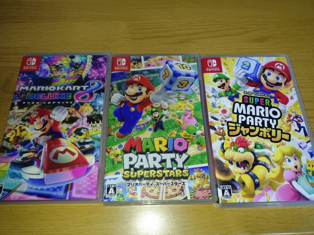 Nintendo Switch マリオカート8 デラックス他 3セット