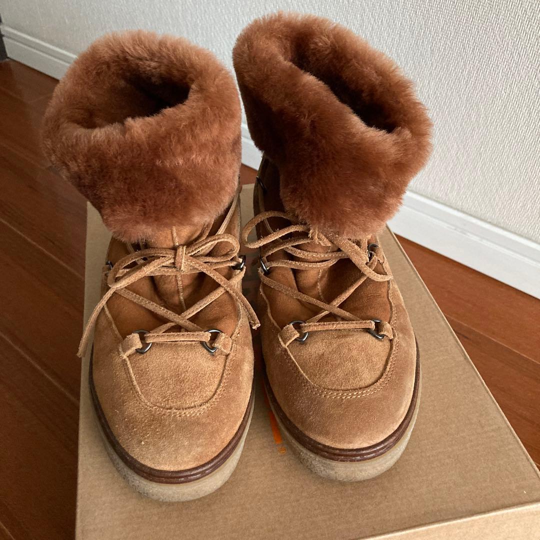 マックスマーラ weekend 2way ムートンブーツ 37 24cm