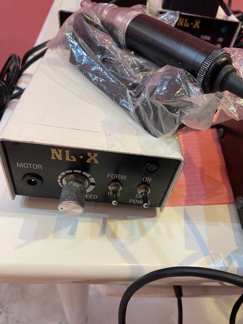 【中古】ネイルラボ ネイルマシン NL-X フィルイン オフ　ネイルケア フット