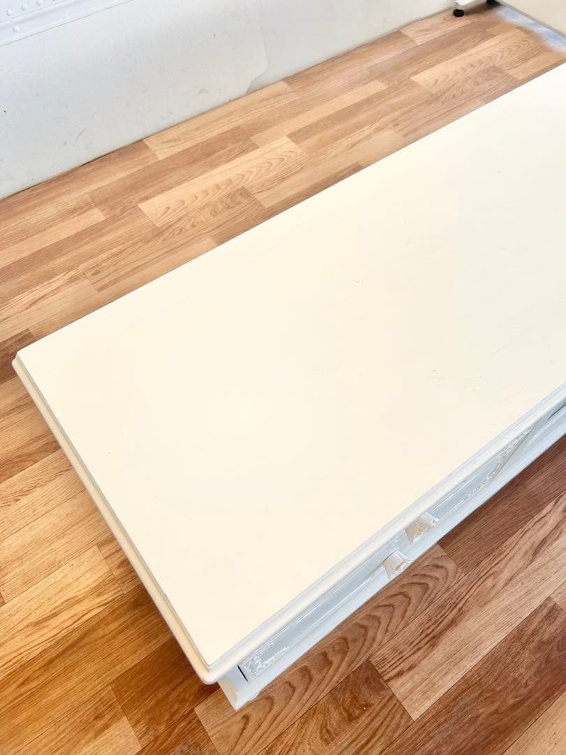 664 プリンセスローズ様ホワイト 白　猫脚 150 イタリア　リビング　a