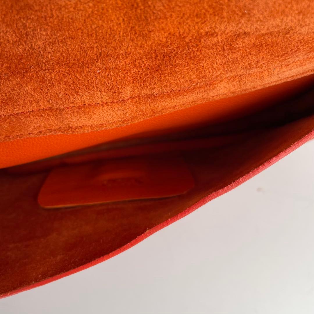 ✨極美品✨　MIUMIU ハンドバッグ　レザー　アーカイブ　オレンジ　y2k