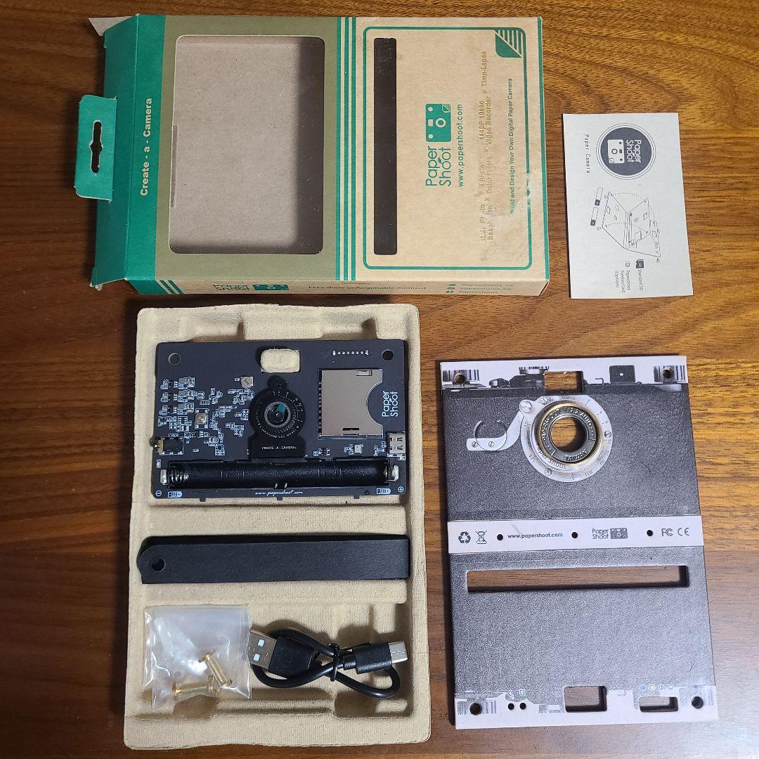 Paper Shoot ペーパーシュート デジタルカメラ 試し撮りのみ