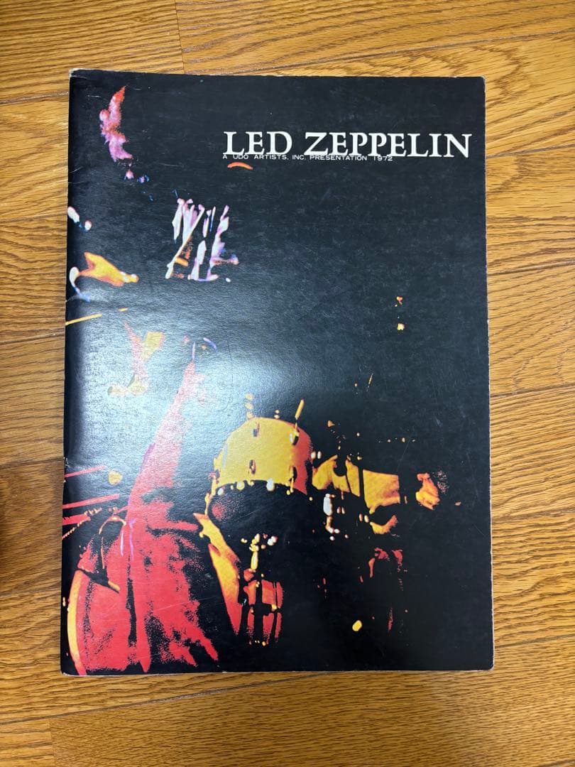 【コレクターズアイテム】 レッド・ツェッペリン1972年 日本公演 パンフレット