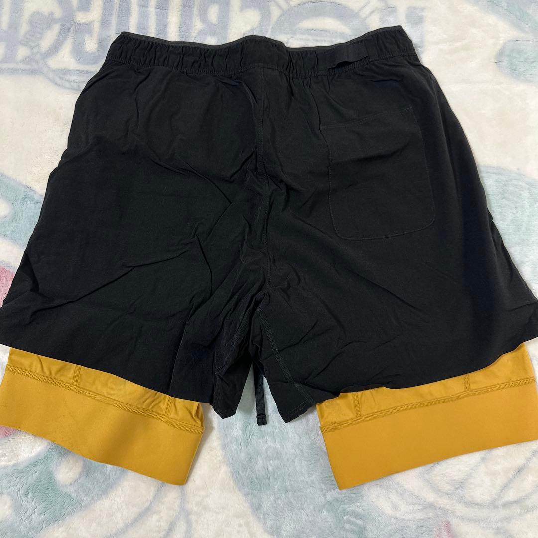 LYFT ショートパンツ Mサイズ ブラック/イエロー