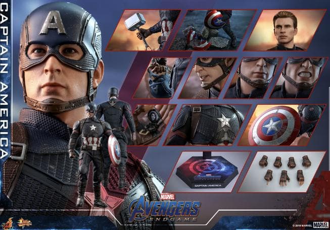 【美品】　ホットトイズ キャプテンアメリカ アベンジャーズ エンドゲーム