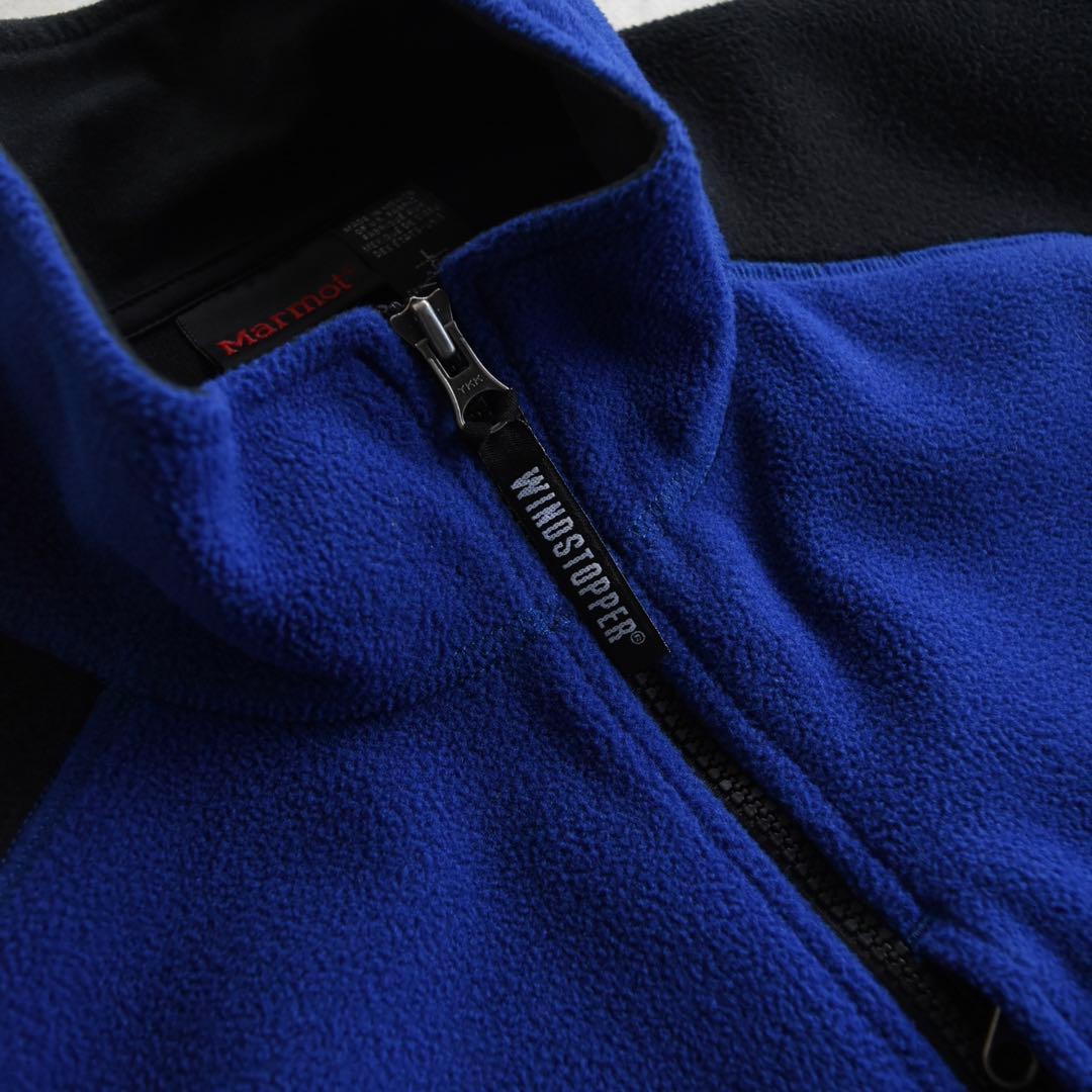 90s Marmot マーモット フリースベスト WINDSTOPPER レアL