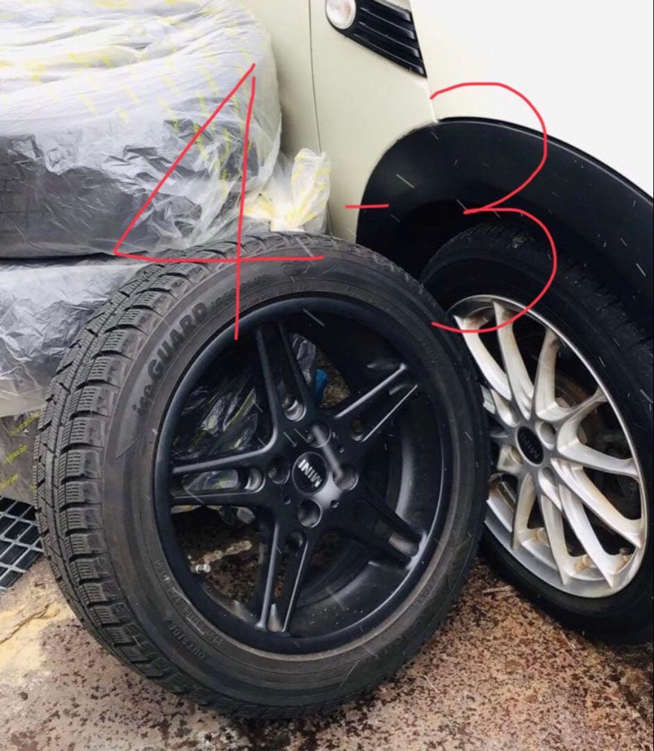 ④-③ ミニ R50系 レーシングダイナミクス 4穴 195/55R16