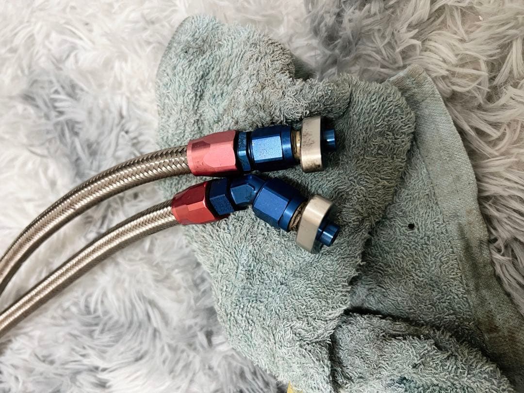 CBR400F Active オイルクーラー サイド廻し サーモスタット