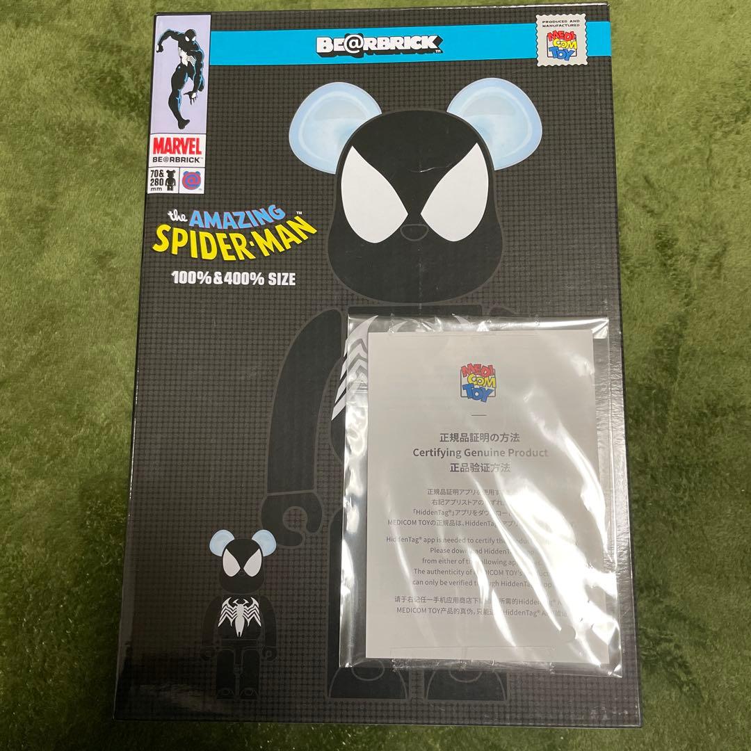 アメコミ BE@RBRICK SPIDER-MAN BLACK COSTUME