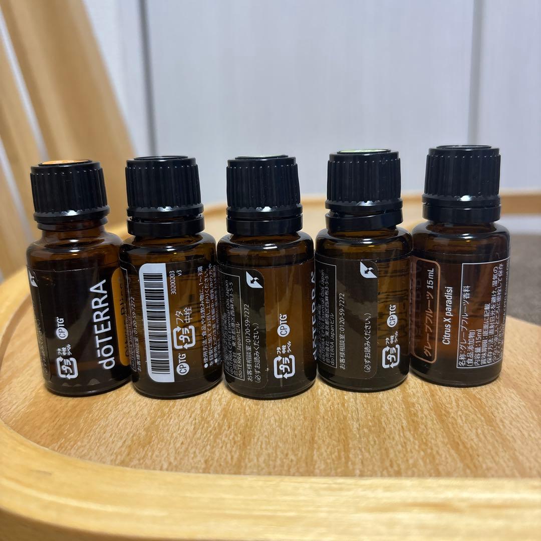 エッセンシャルオイル 5本セット