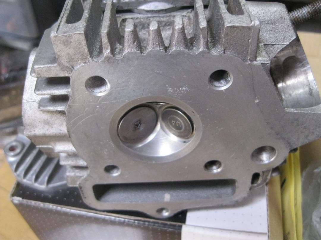 ひ*こ様 12Ｖモンキー シリンダーヘッド＆KITACO 75ＣＣ ボアアップキ