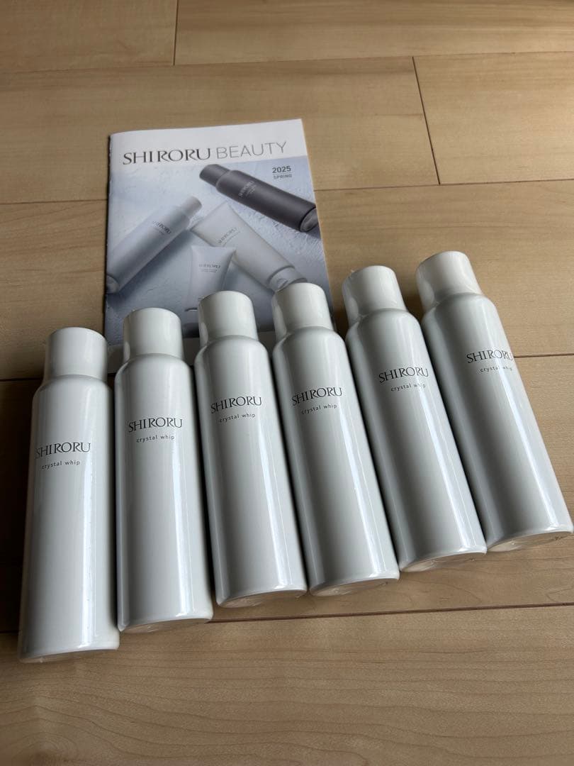 SHIRORU シロル クリスタルホイップx6本