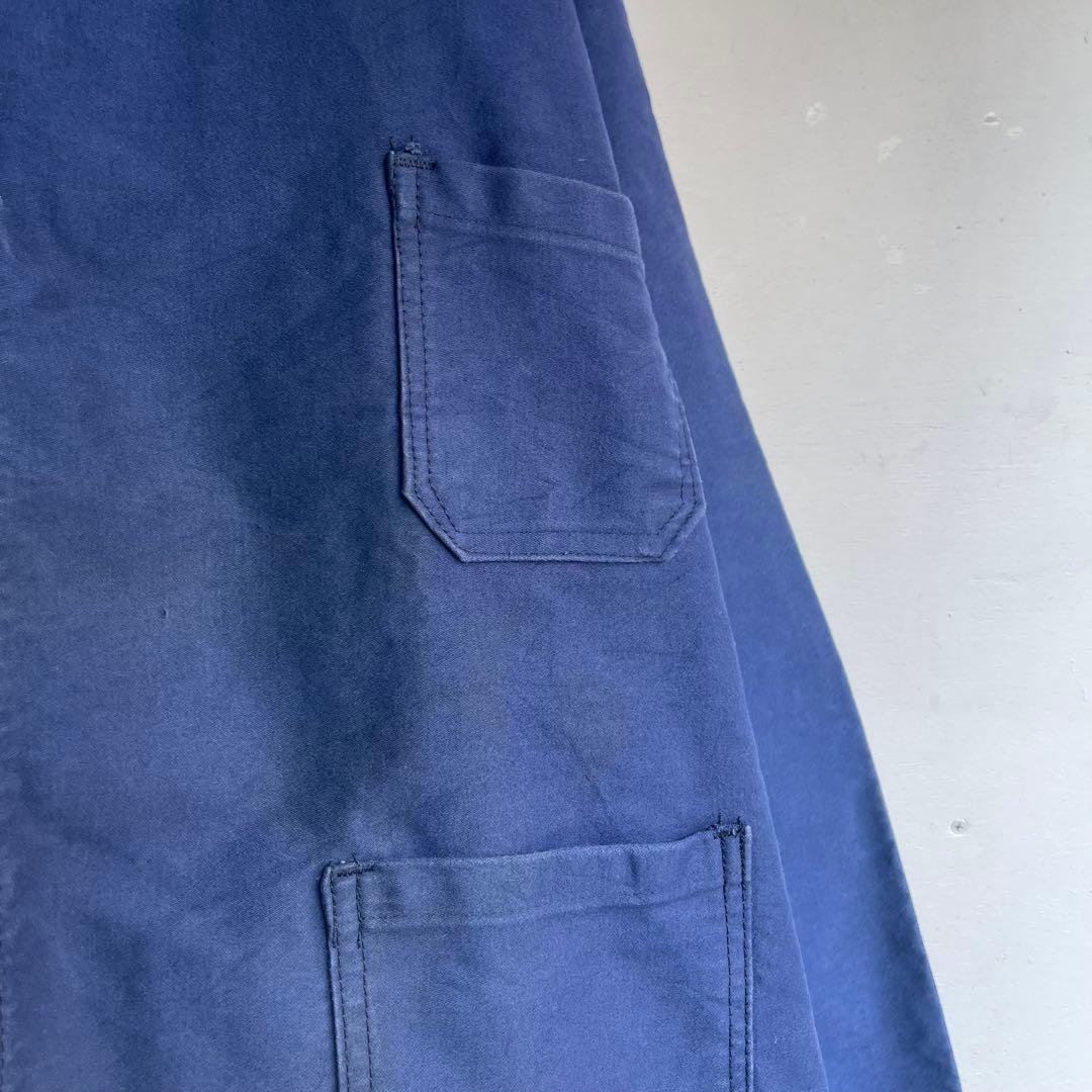 〜80s フレンチ モールスキンジャケット ヴィンテージ カバーオール ユーロ