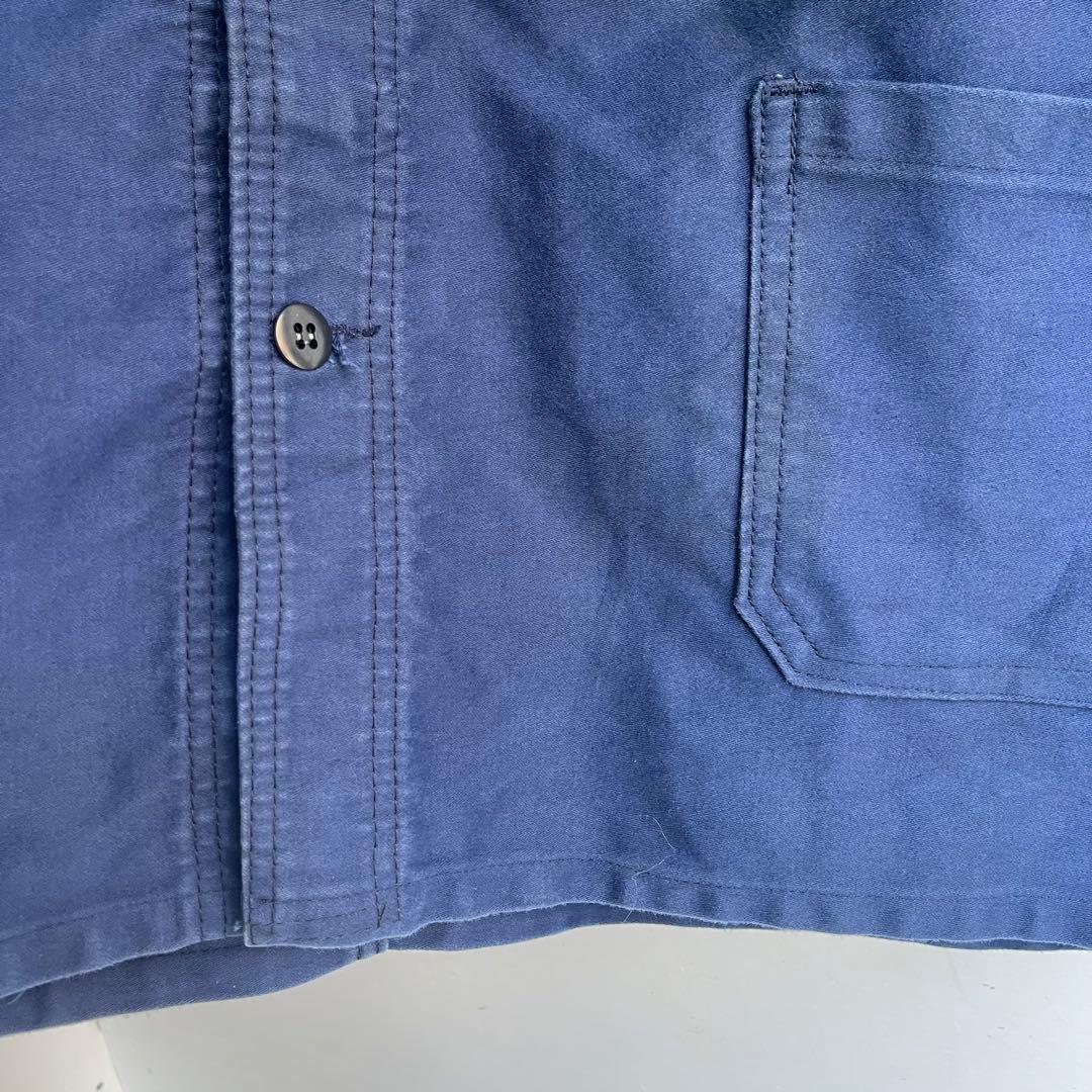 〜80s フレンチ モールスキンジャケット ヴィンテージ カバーオール ユーロ