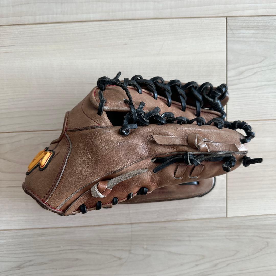ハタケヤマ硬式外野手用グローブ ブラウン