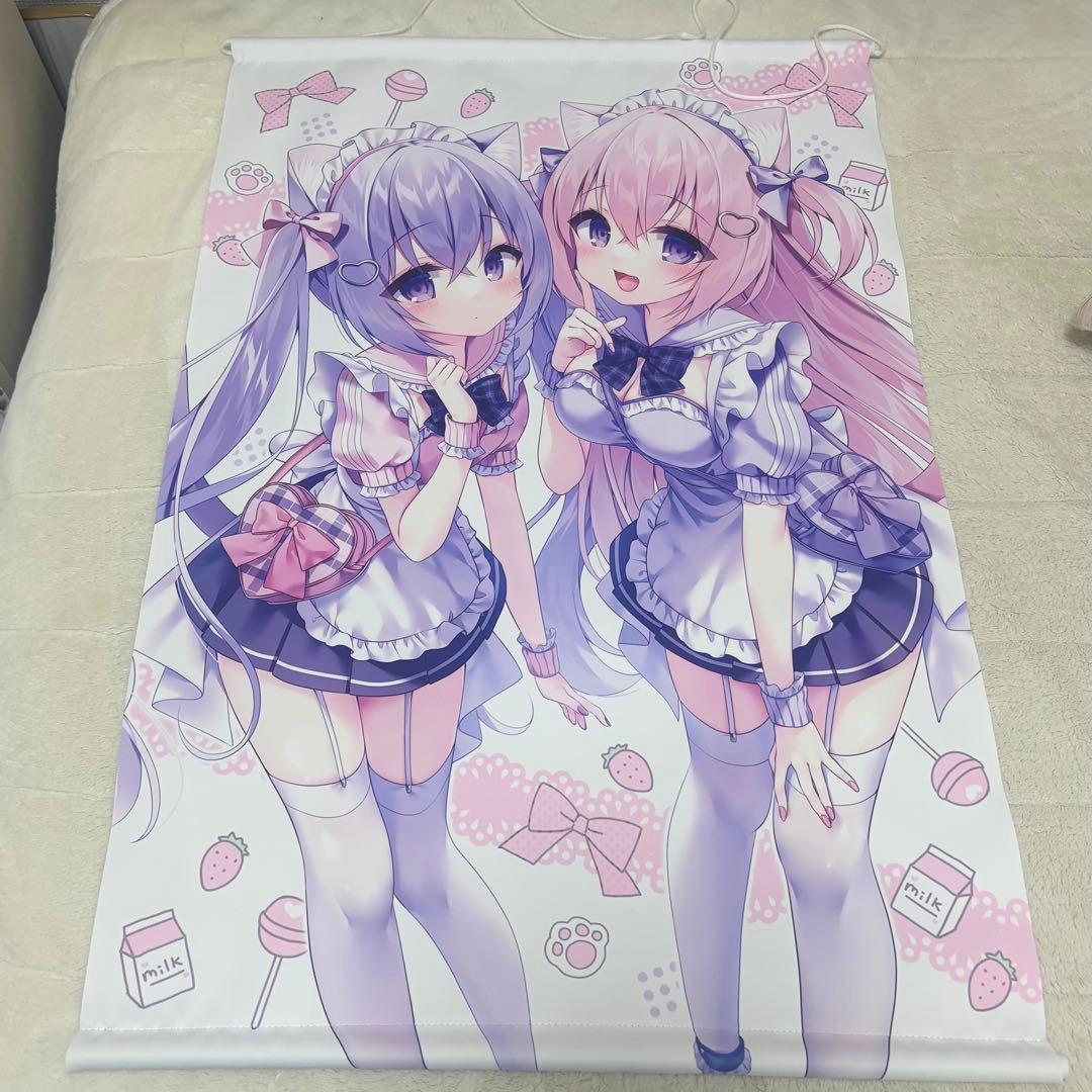 桃稚ちあ しおん&のあ B2タペストリー