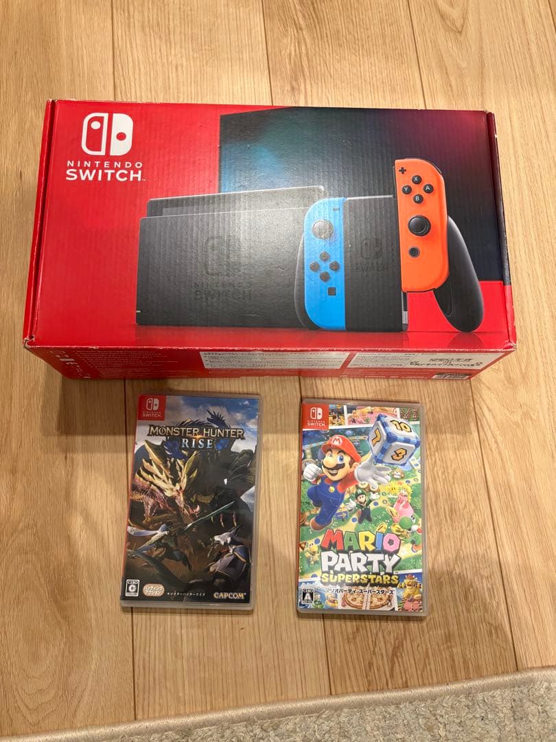 Nintendo switch 本体(ソフト2本付き)