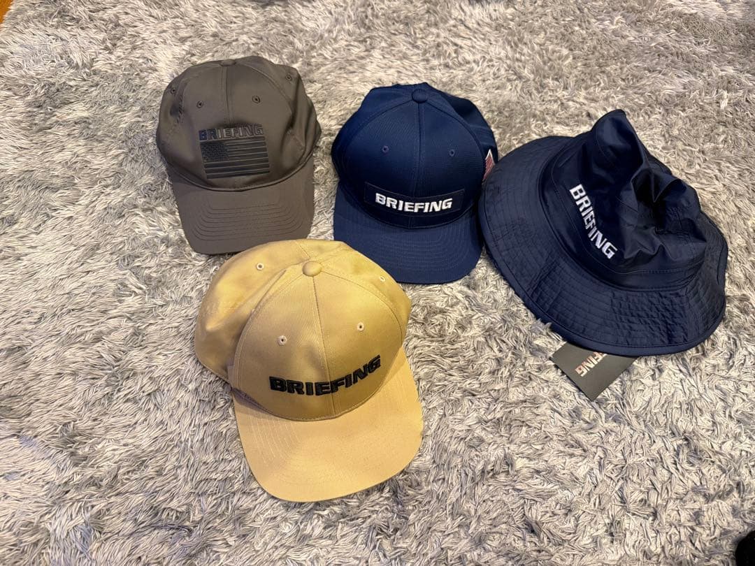 BRIEFING ブリーフィング　キャップとバケットハットセット