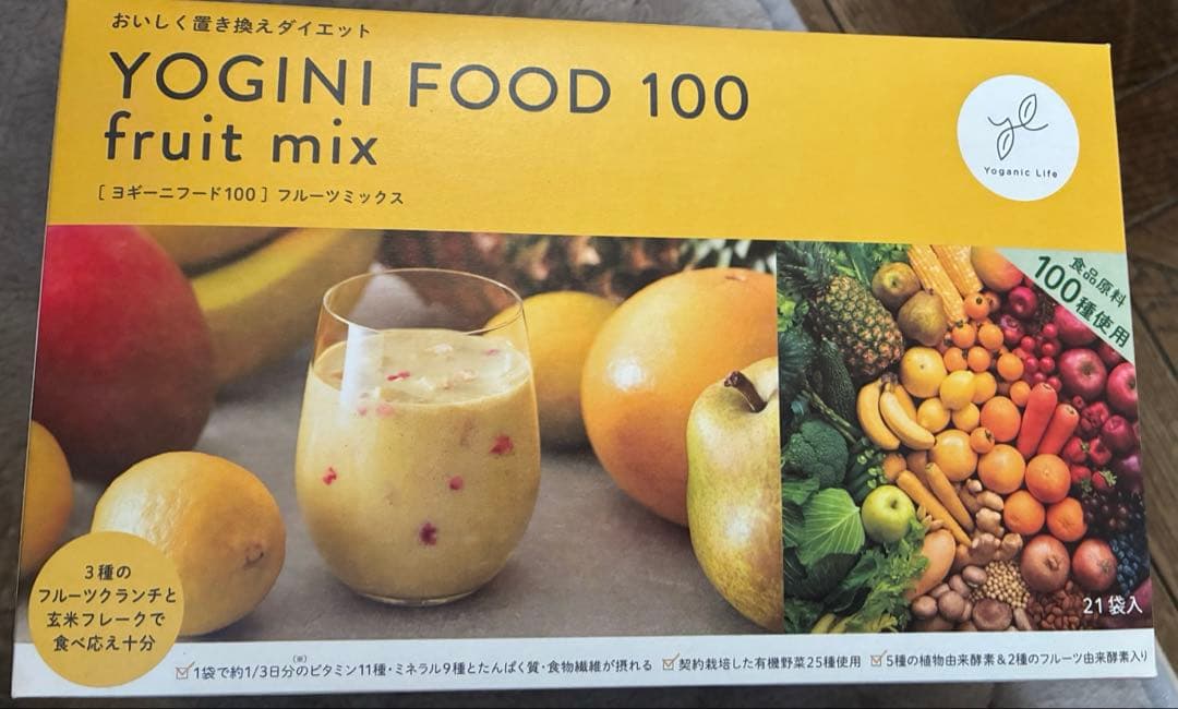 YOGINI FOOD 100 fruit mix 13パック入り