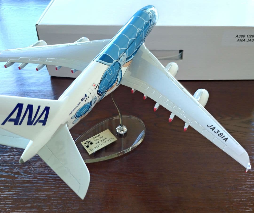 【新品・未使用】ANAエアバスA380　FLYING HONU 1/200モデル