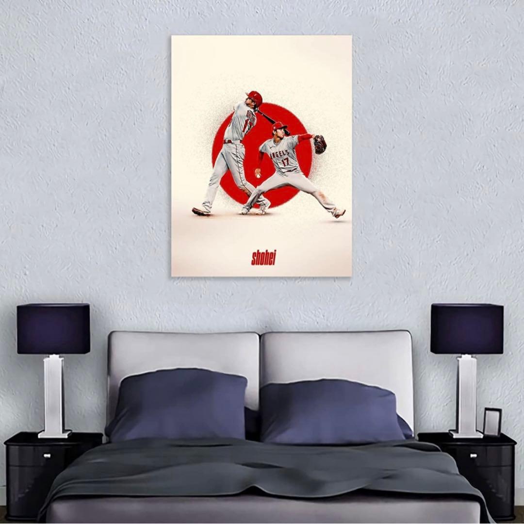 MLB エンゼルス　大谷翔平 ポスター インテリア絵画
