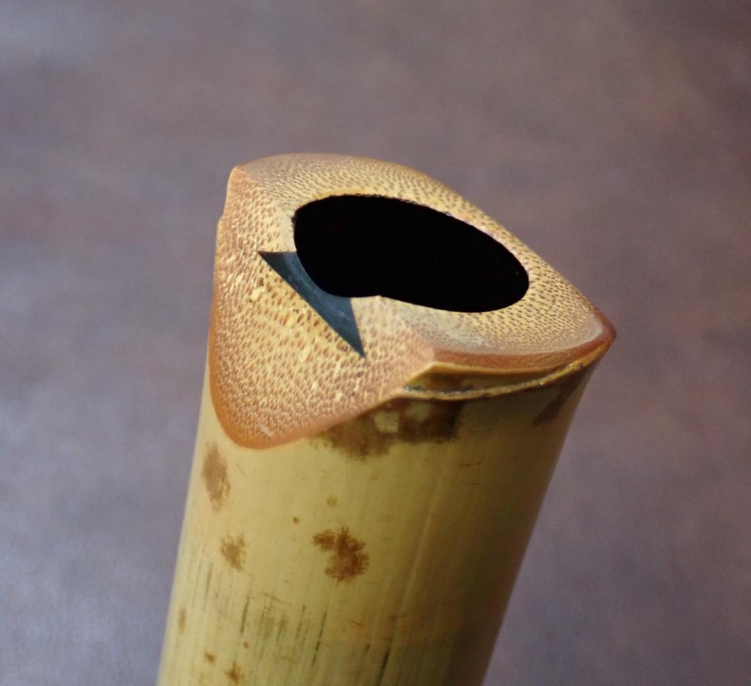 尺八 容山銘 琴古流 1尺8寸 長さ約54.5センチ 重さ約424グラム