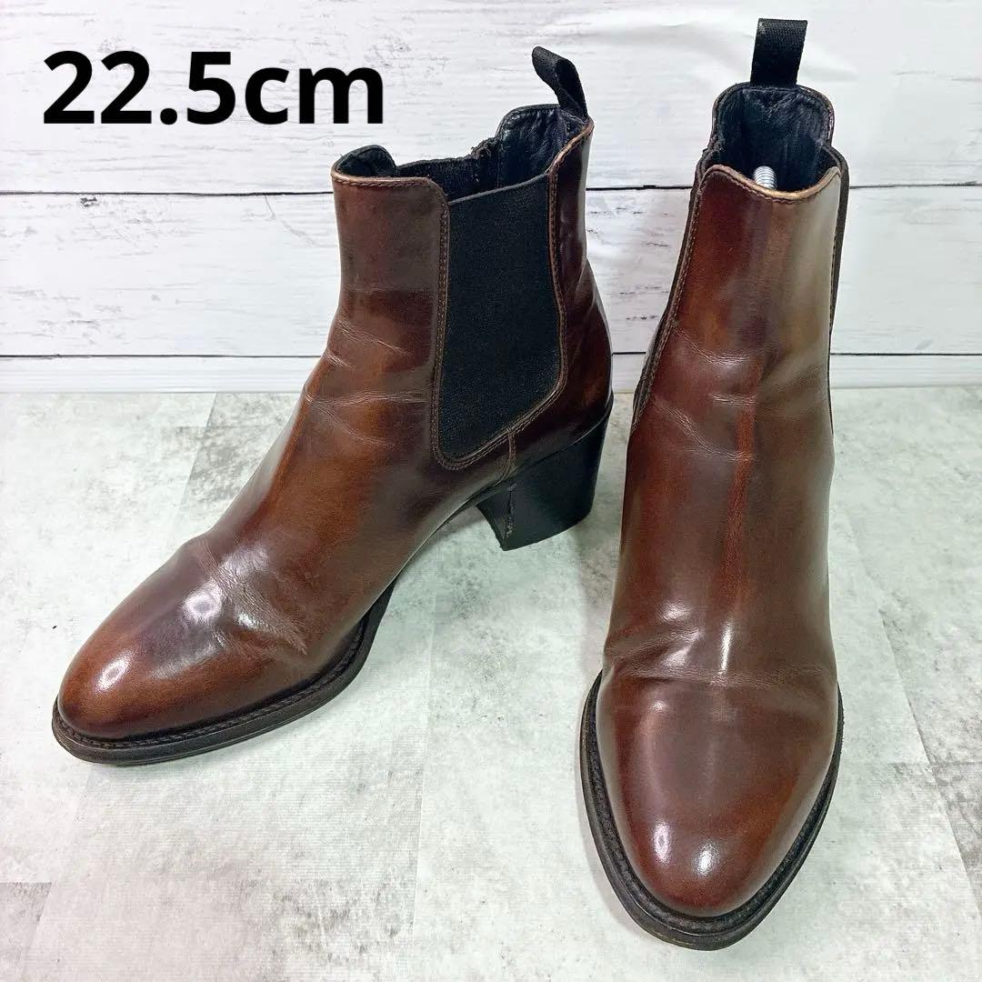 希少✨Church’s（チャーチ） サイドゴアブーツ レザー 22.5 ブラウン