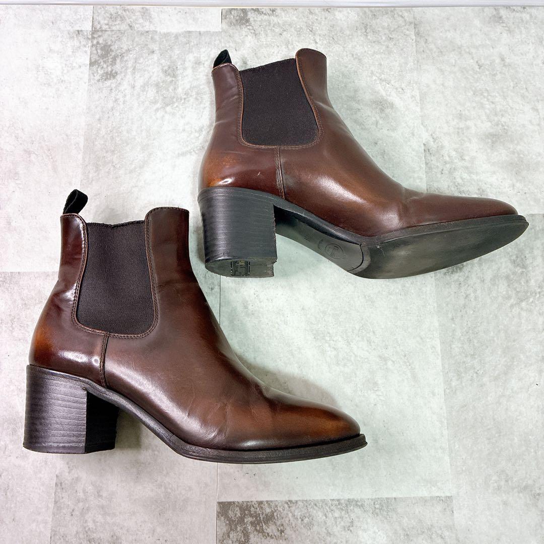 希少✨Church’s（チャーチ） サイドゴアブーツ レザー 22.5 ブラウン