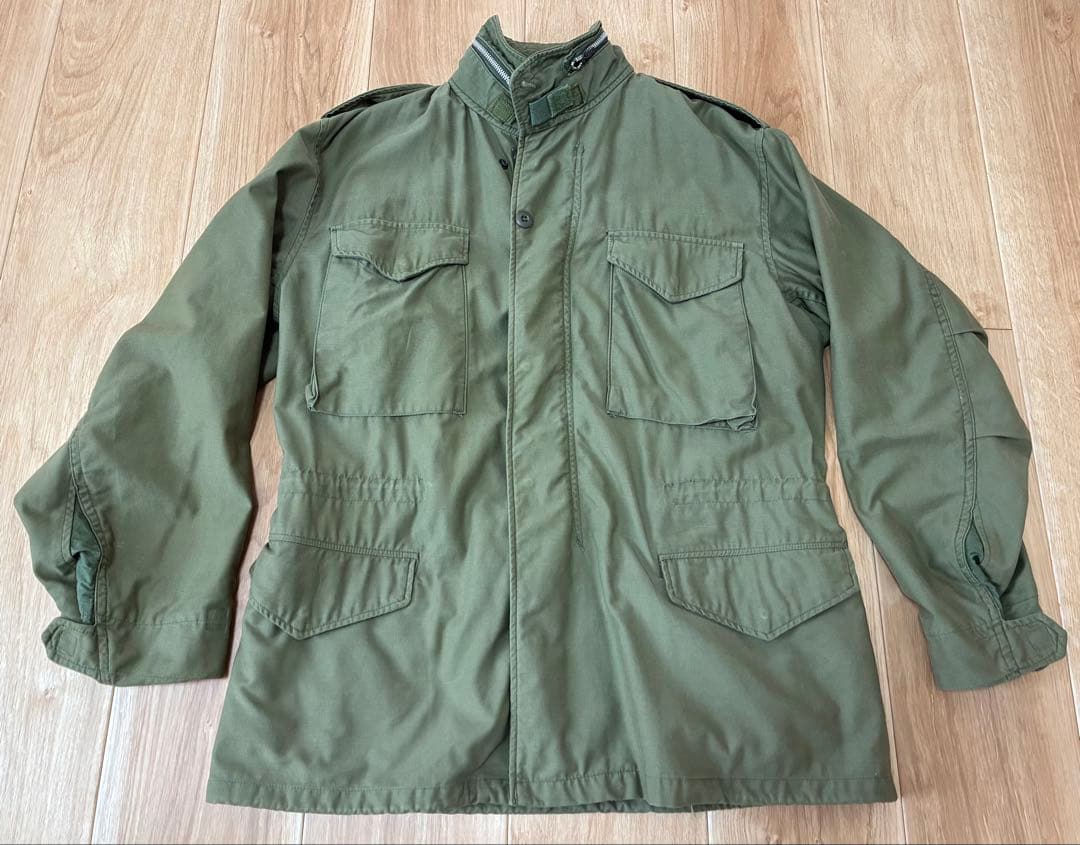 70s M-65 フィールドジャケット 2nd アルミジップ M-R 美品