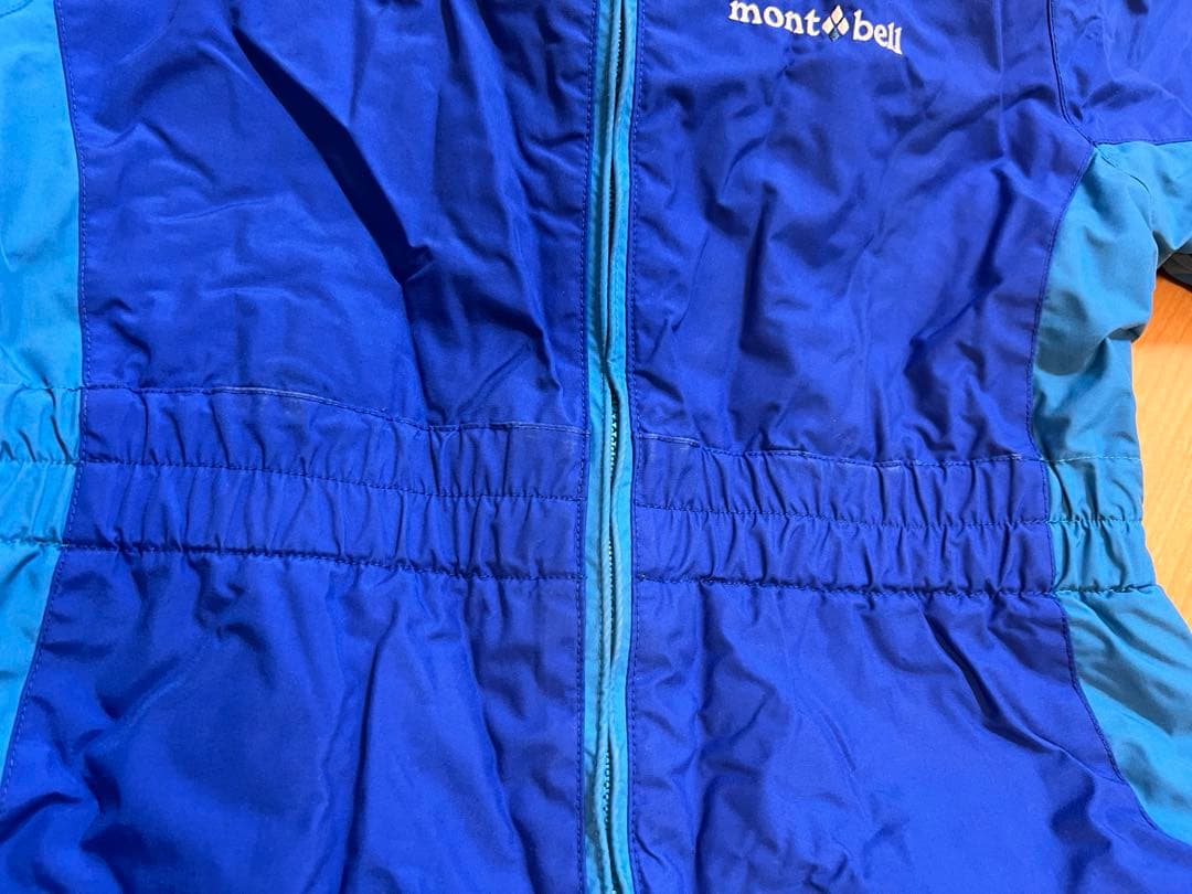 モンベル スキーウェア 120cm フリースジャケット&手袋3点セット