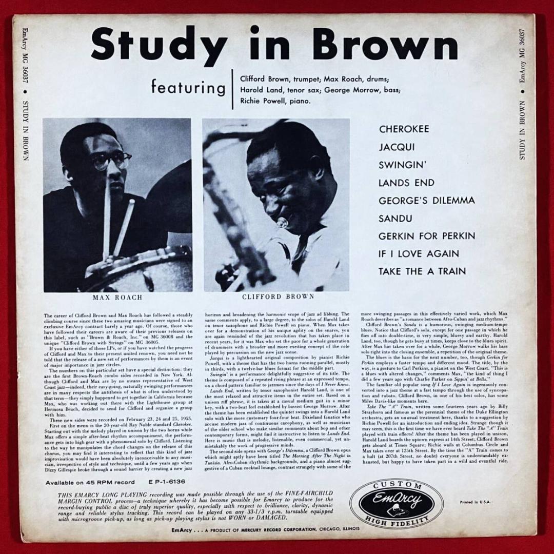 ★現品限り！【深溝/初期モノラル盤/大ドラマー】クリフォード・ブラウン