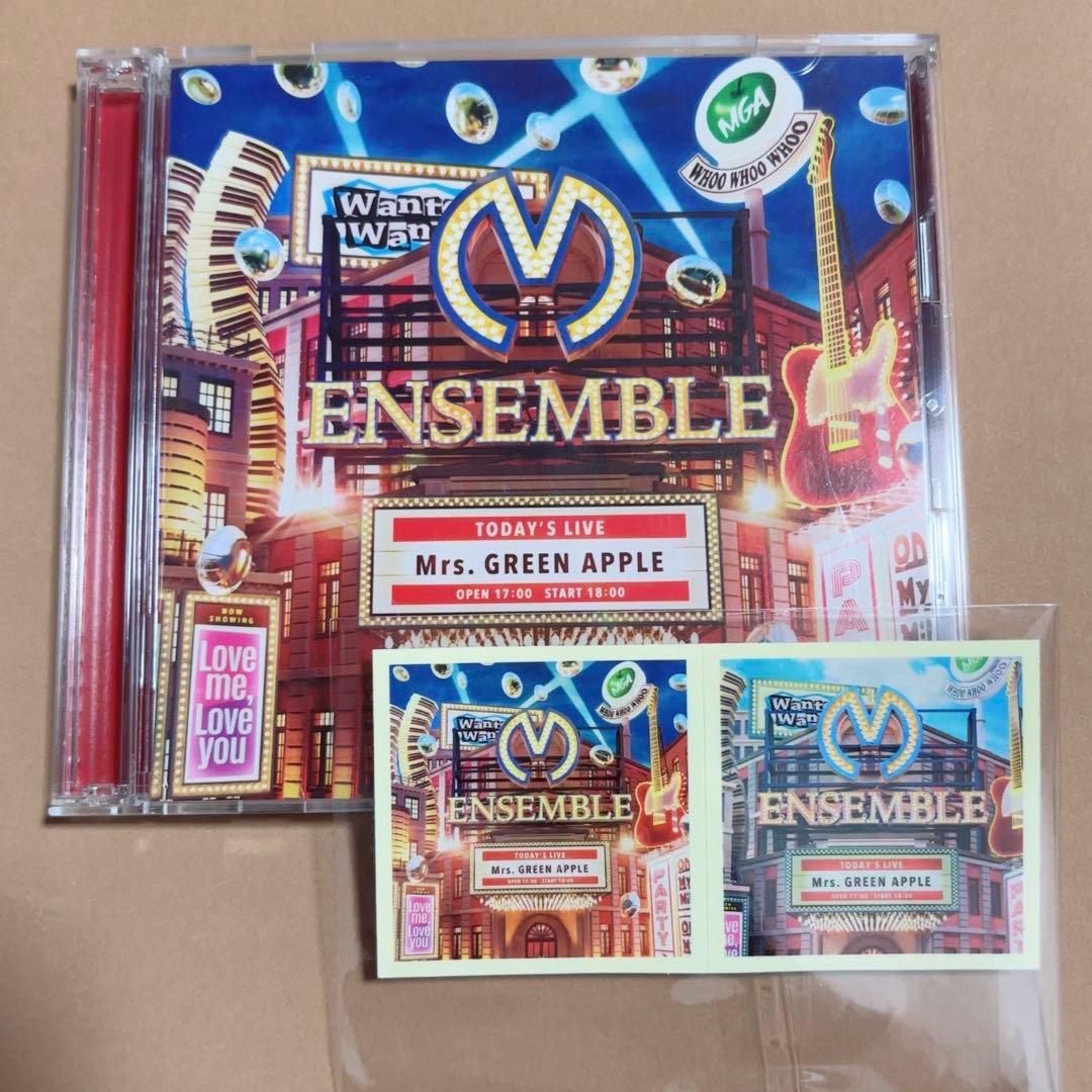 Mr.s Green Apple ENSEMBLE 初回限定盤 ステッカー付き