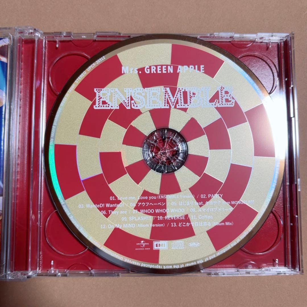 Mr.s Green Apple ENSEMBLE 初回限定盤 ステッカー付き