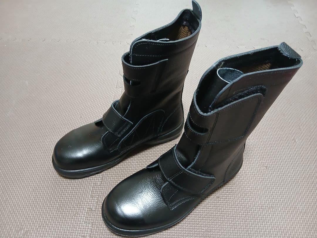 【新品】安全靴(長マジック)　25cm EEE　ミドリ安全