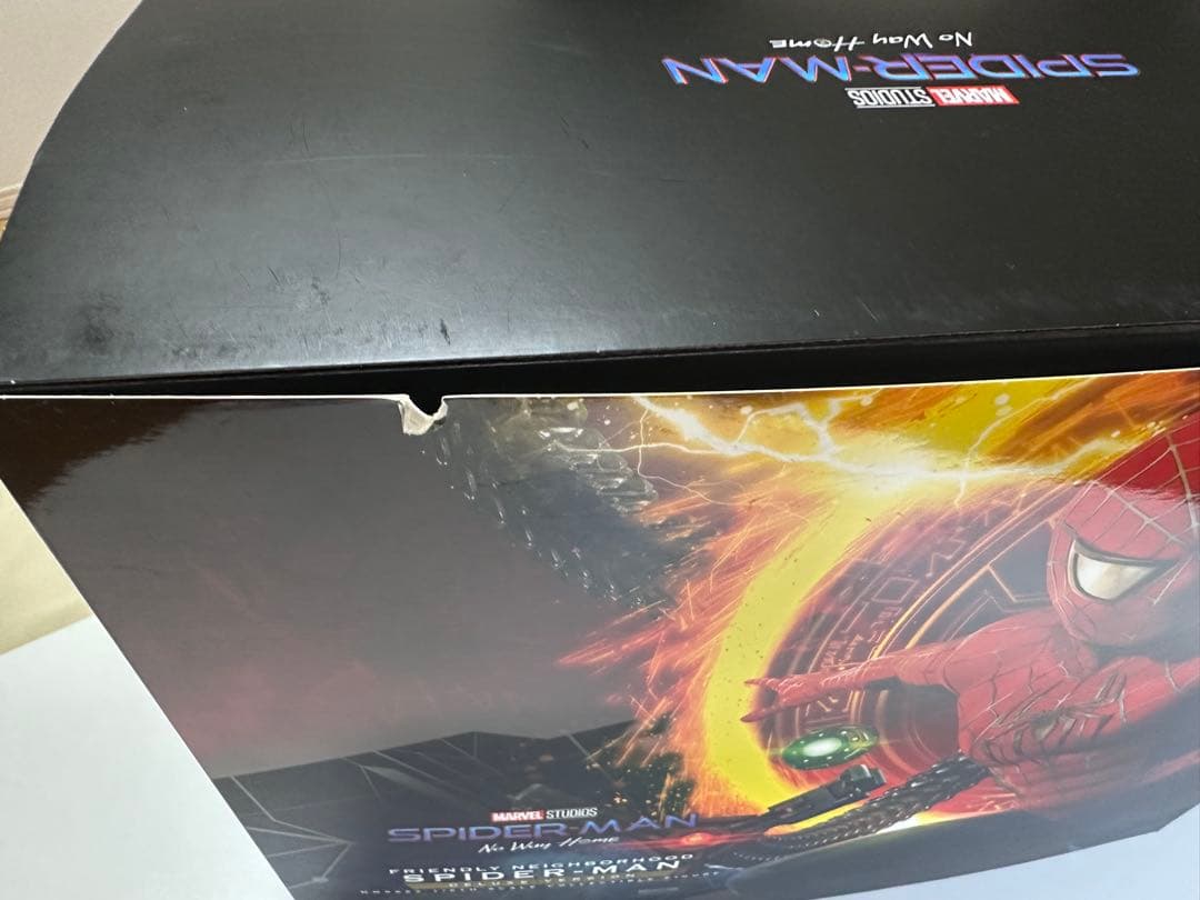 【美品】ホットトイズ スパイダーマン (デラックス版 サンドマン台座付き)