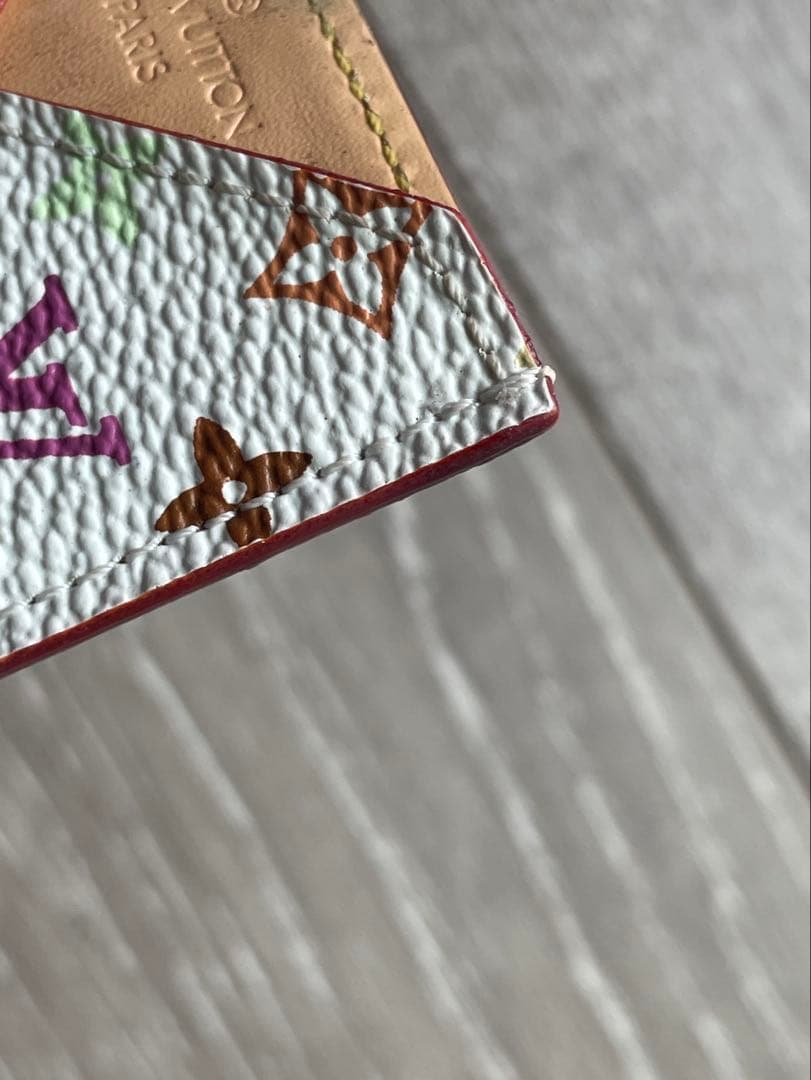 【人気】ルイヴィトン ミラー M92650 マルチカラー ホワイト 鑑定済み