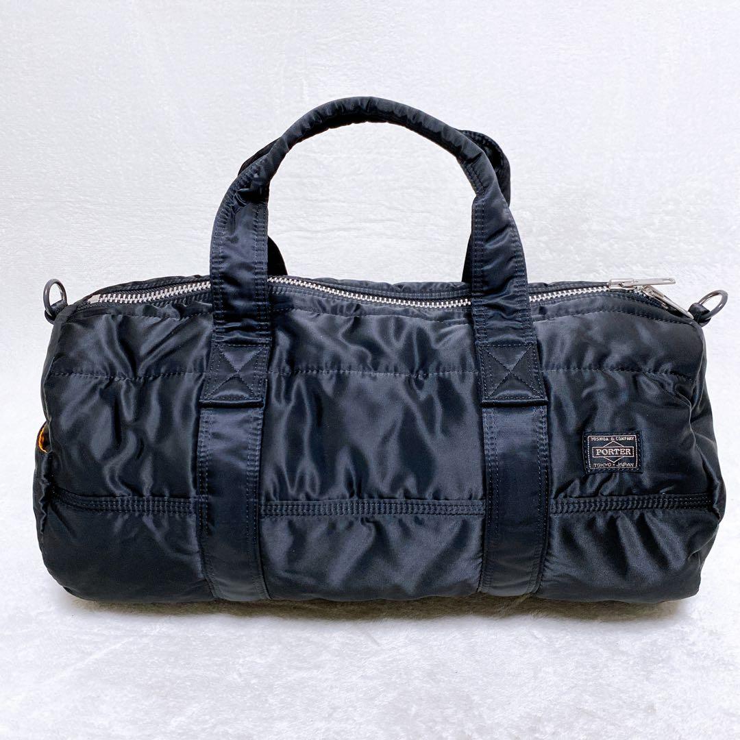 極美品 希少　PORTER タンカー 2WAYボストンバッグ　ダッフルバッグ　黒