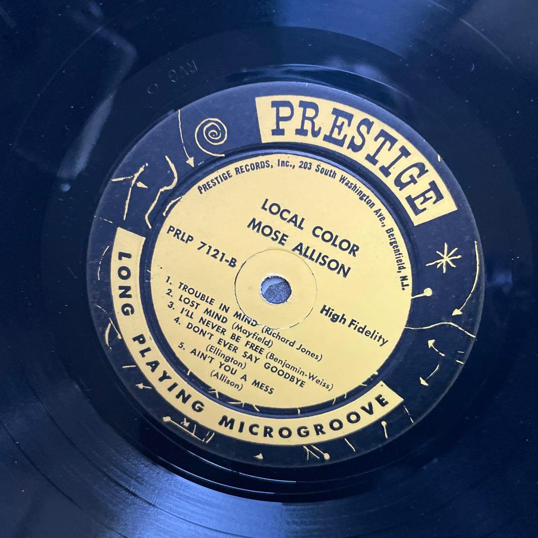 洋楽 LOCAL COLOR MOSE ALLISON PRESTIGE 7121