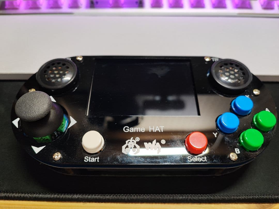 GameHat Raspberry Pi3 付属　組立済み　携帯型エミュレーター