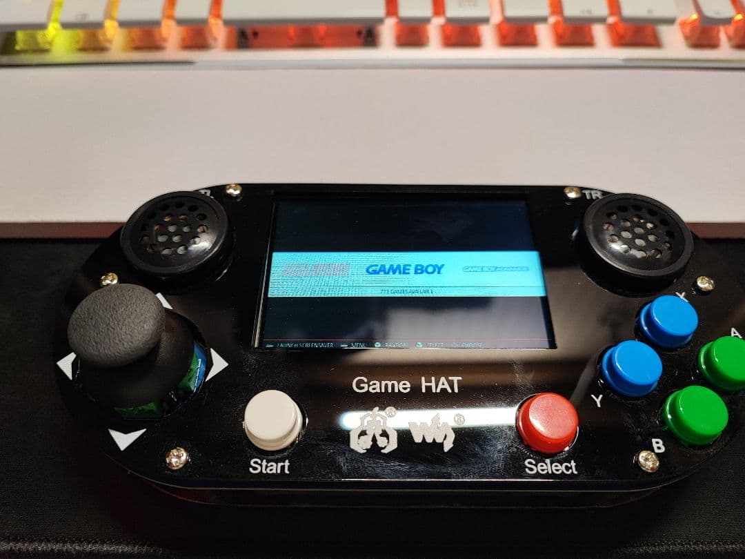 GameHat Raspberry Pi3 付属　組立済み　携帯型エミュレーター