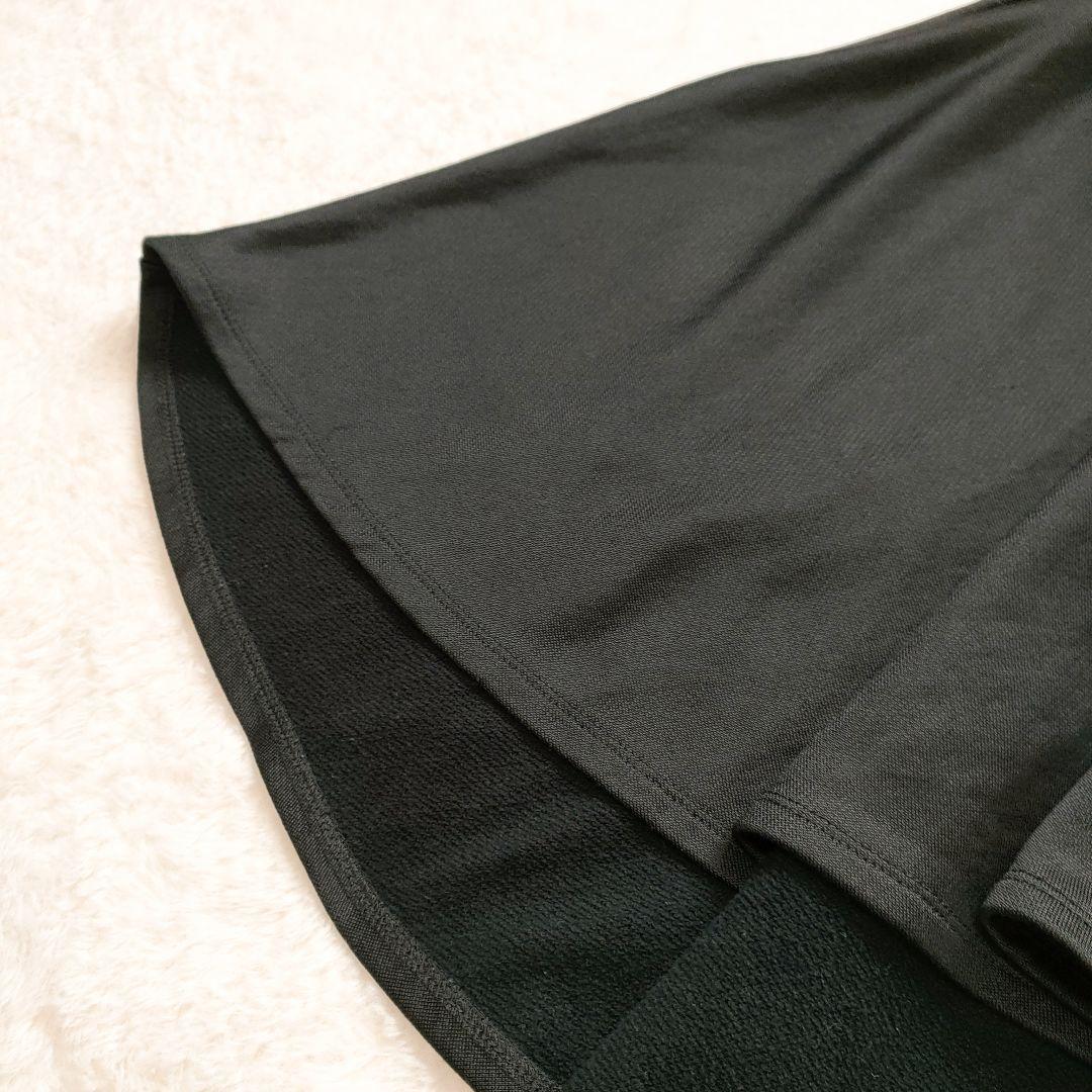 UN3D.　スウェットレガードワンピース　36　ブラック　0751