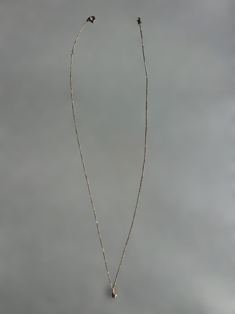 hirondelle イロンデール K18 一粒ダイヤ ネックレス