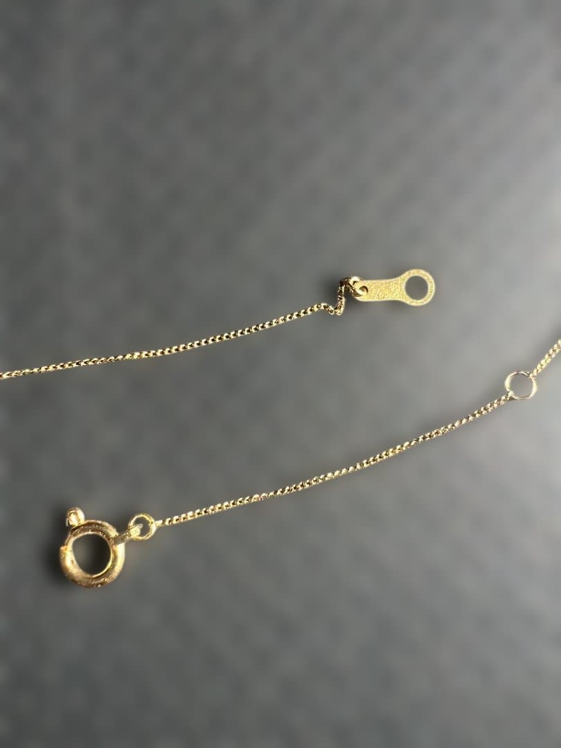 hirondelle イロンデール K18 一粒ダイヤ ネックレス