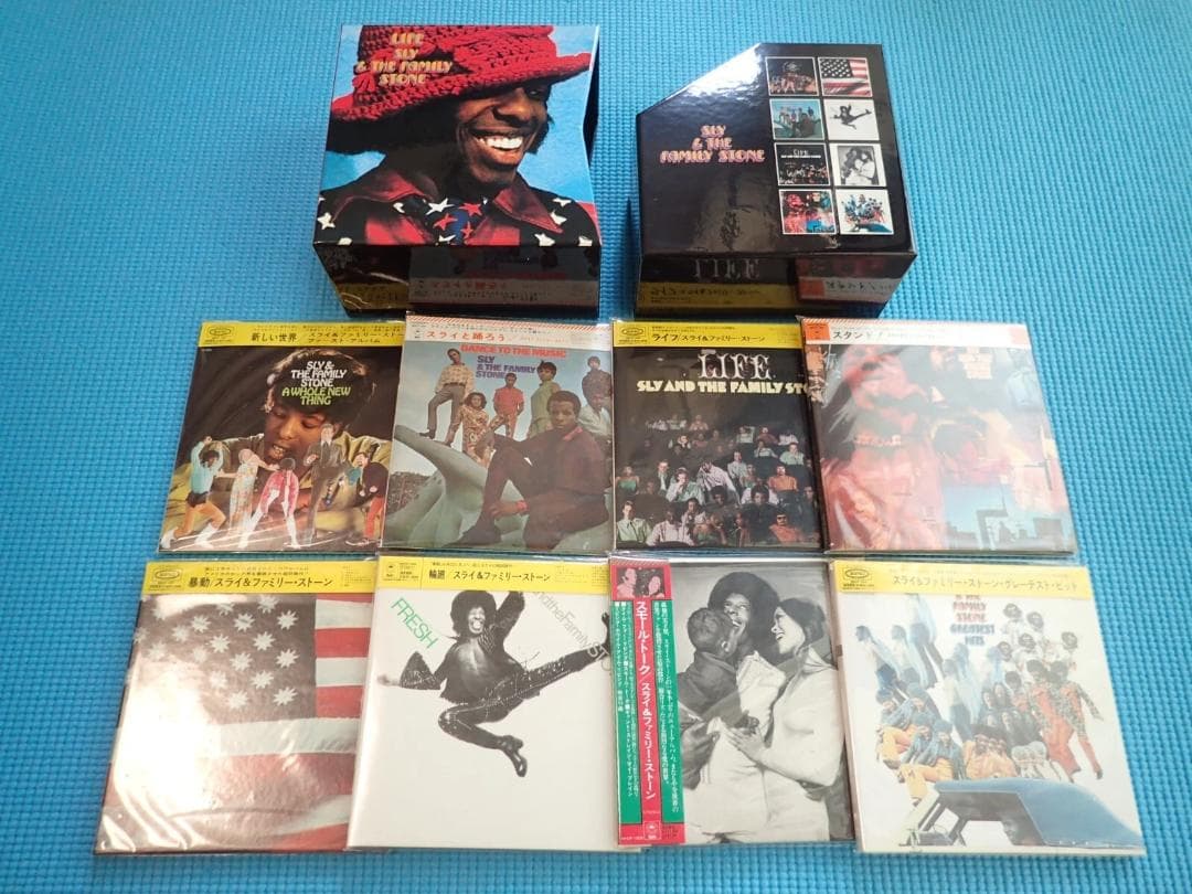 スライ＆ファミリー・ストーン　紙ジャケCD 8枚セット　特典BOX付き